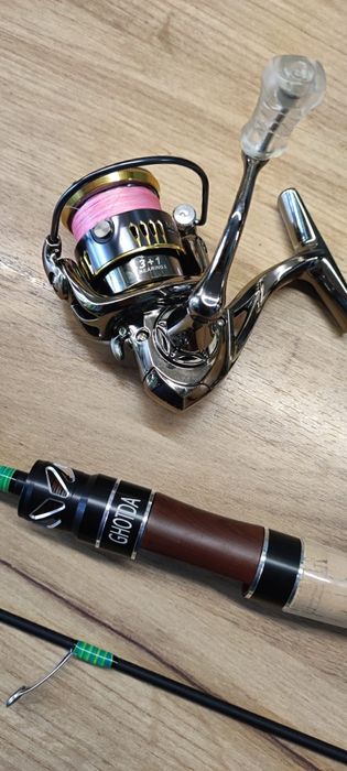 Zestaw Spinning 180 cm, 1-9 gr. i kołowrotek 152 gr.  (nowy)