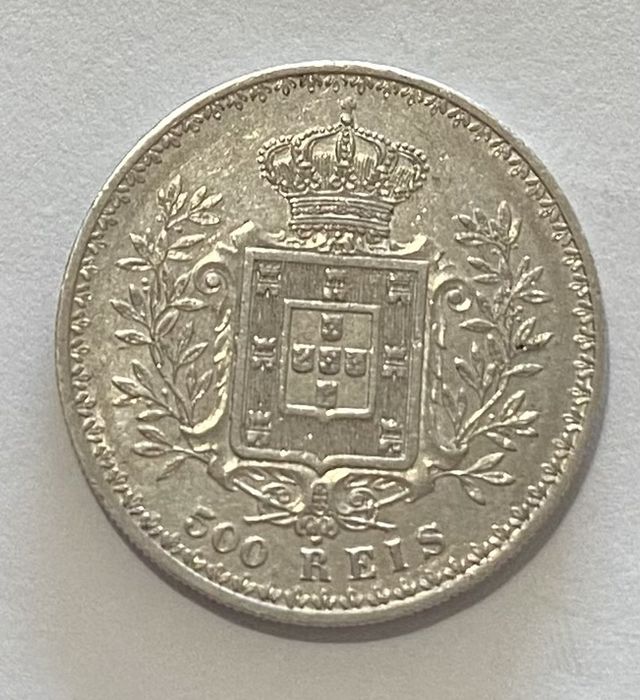 Moeda 600 - D CARLOS I - 500 Reis 1906