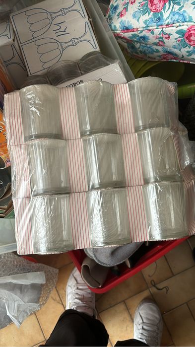 Conjunto de copos de vidro