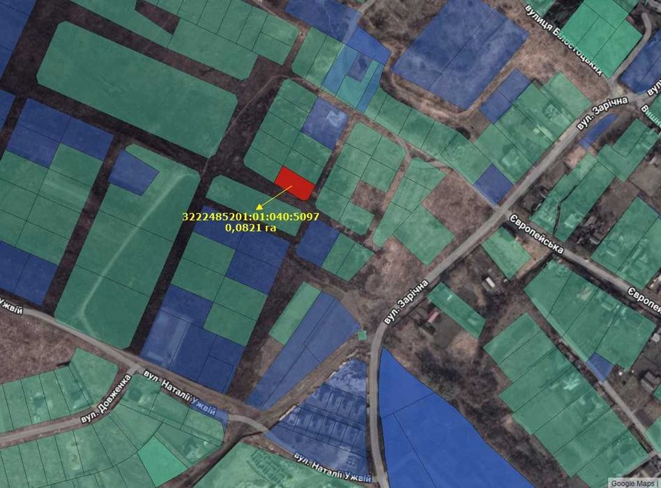 Продаж зем.ділянки 8 соток під житлову забудову с.Михайлівка-Рубежівка