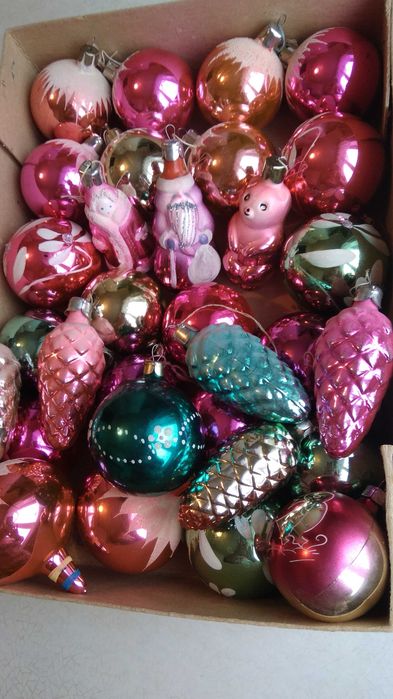 Игрушки на ёлку. СССР.