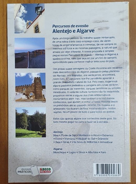 livro Percursos de evasão Alentejo e Algarve