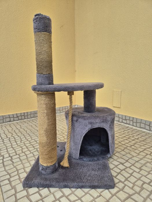 Arranhador gato + pequeno arranhador