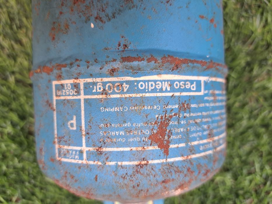 Garrafa Campigaz 400 g vom haste candeeiro