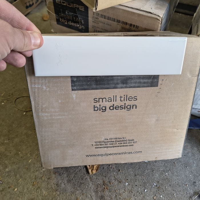 Costą Nova płytka biała połysk