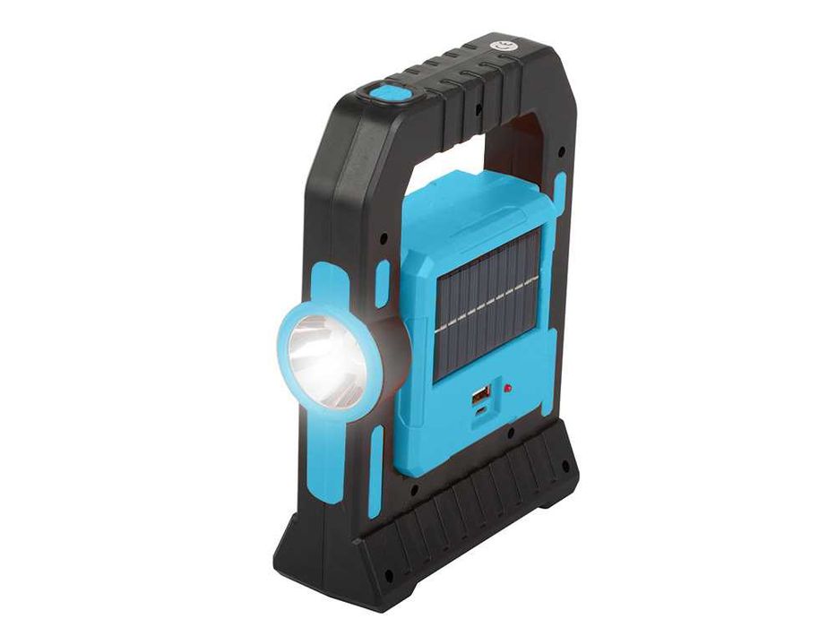Latarka turystyczna LED lampa solarna biwakowa akumulator kemping