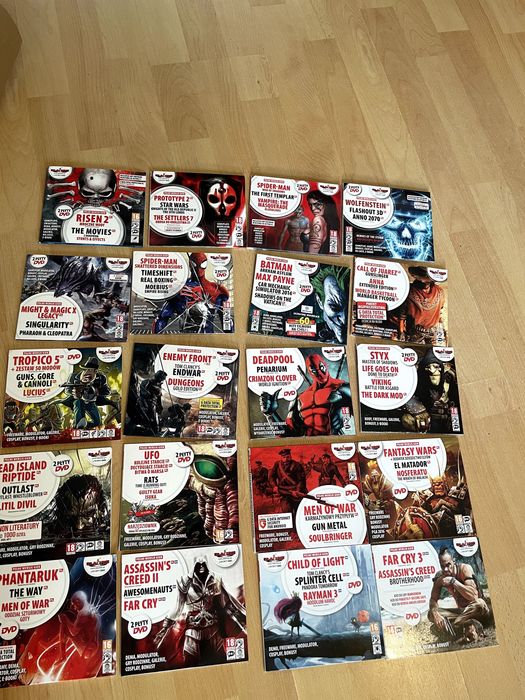 50x płyty z grami CD Action