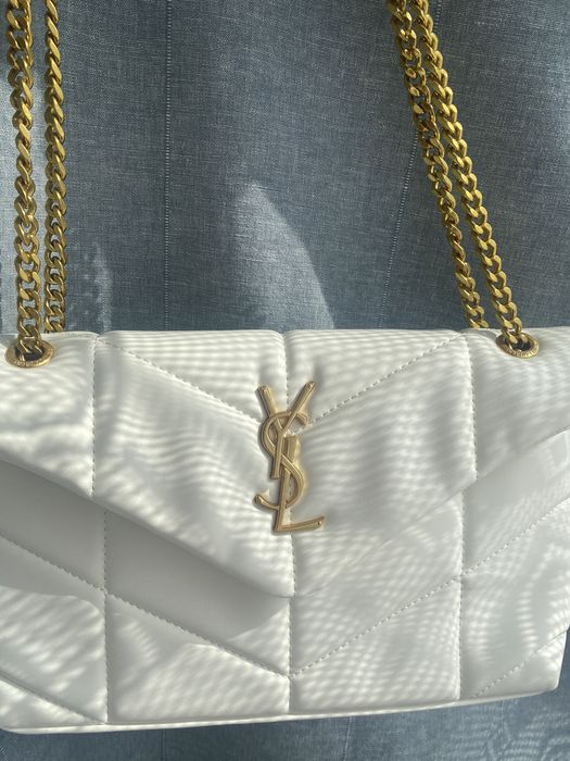 Saint Laurent torebka ysl skóra naturalna