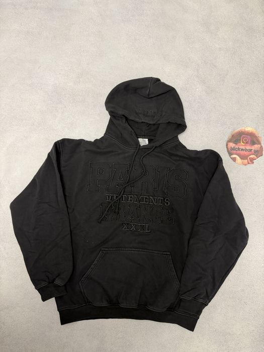 худи Vetements Paris XXL 2024 Hoodie M L balenciaga rick owens