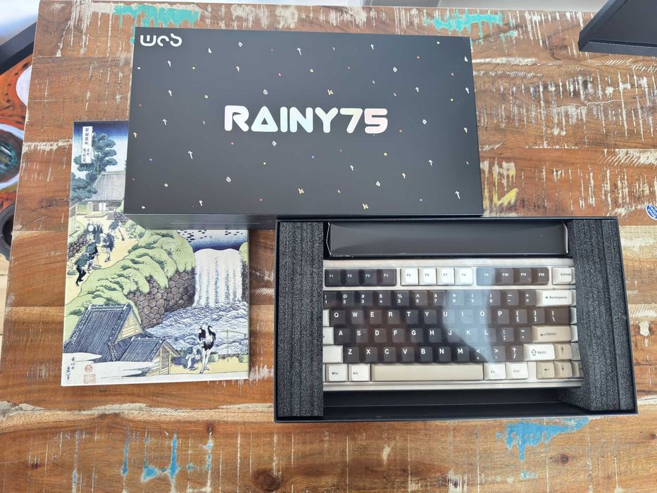 Teclado WOBKEY Rainy75 Mechanical Keyboard (used 2 times only)