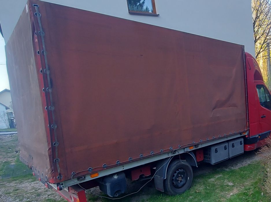 Zabudowa aluminiowa  8 palet podnoszona 30 cm