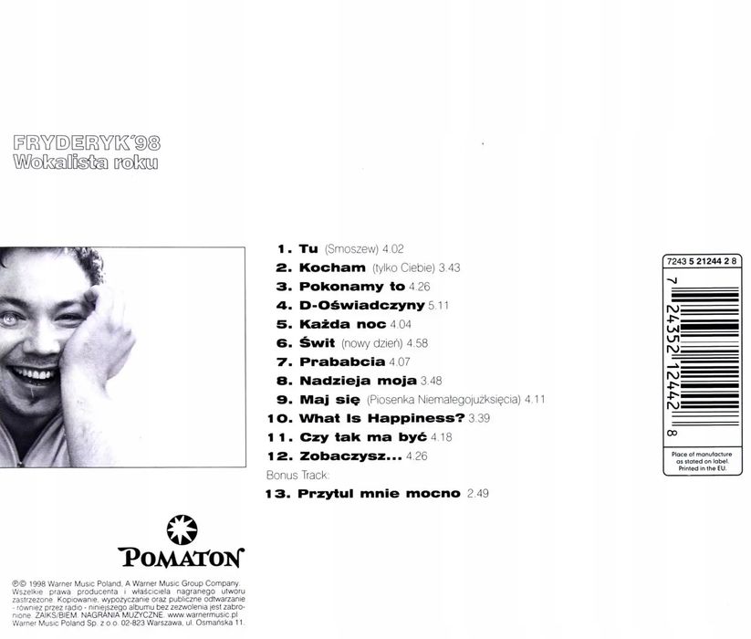 Czarno Na Białym, CD. Pomaton EMI