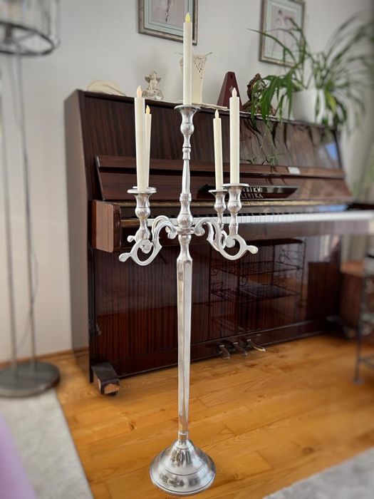 Świecznik 5- ramienny Kandelabr/ 1 sztuka .