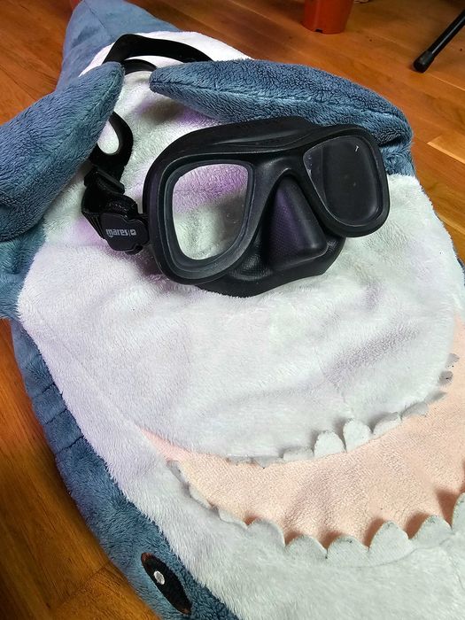 Maska do freedivingu / nurkowania Mares Samurai X – Jak Nowa! + Etui