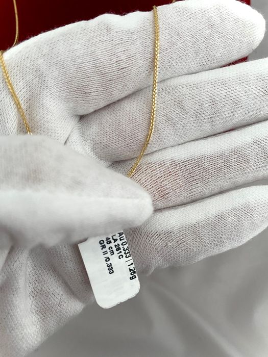 Nowy Złoty naszyjnik łańcuszek Lisi Ogon diamentowany. Sklep