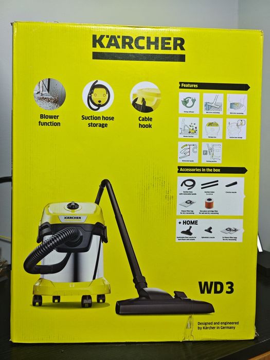 Пилосос KARCHER WD3S V-15/6/20 home
