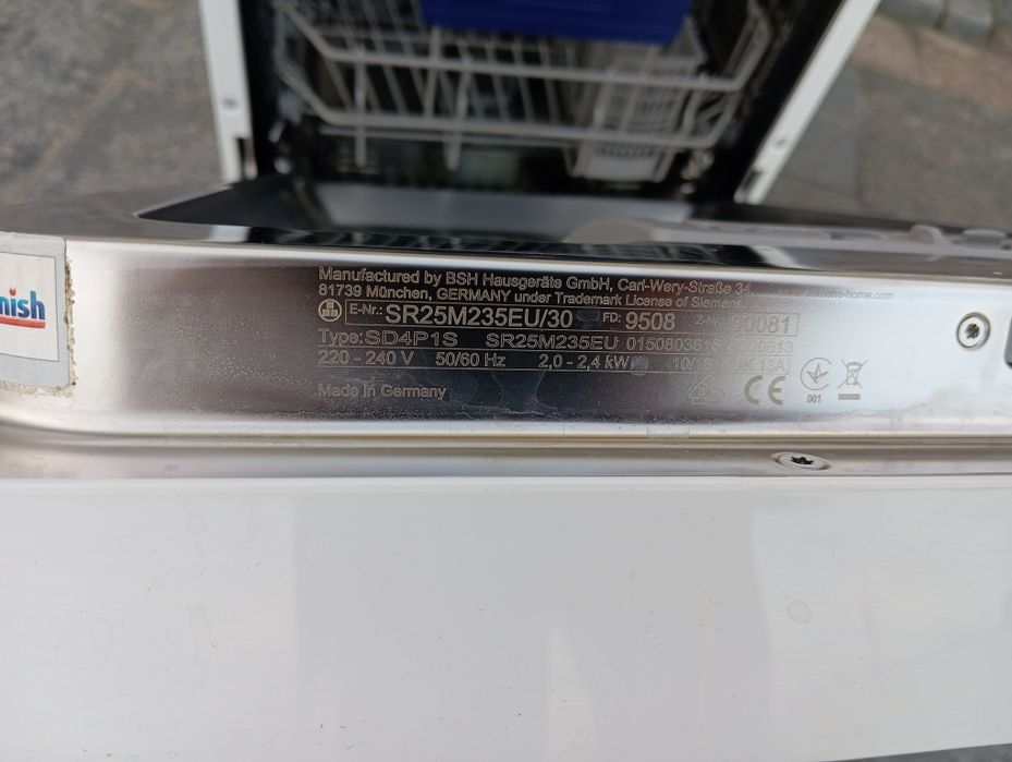 Посудомоечная машина Siemens 45см INVERTER A+++ из Германии Гарантия