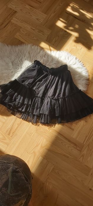 Spódnica bocca rozkloszowana w kropki grochy groszki bocca krótka mini