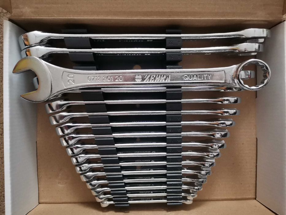 Wurth !!! Klucze płasko-oczkowe 6-22 - 17 kluczy !!! Nowe !!!