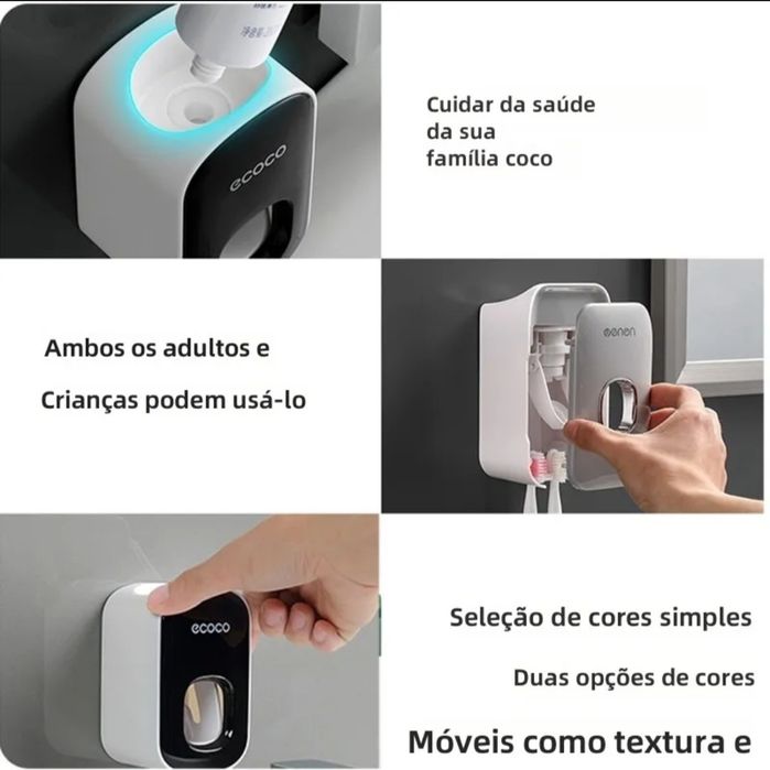 Dispensador de pasta de dentes automática