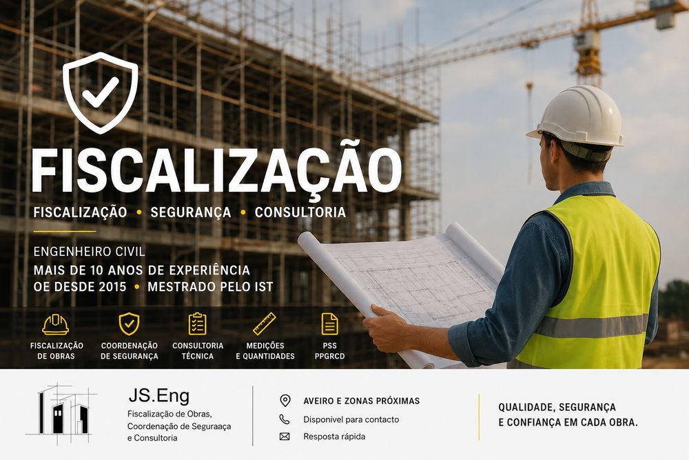 Fiscalização de Obras e Coordenação de Segurança | Eng. Civil