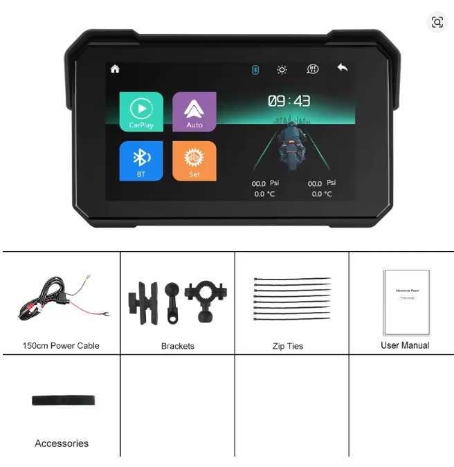 Moto Carplay Apple/Android