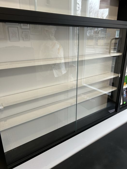 Witryny wiszące szklane – ekspozycyjne, szafa do modeli, lego| 80×60