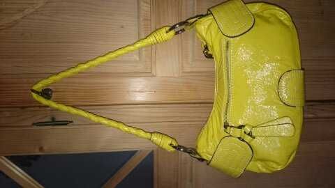 Torebka GUESS, mała, żółta, bdb