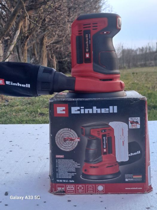 Akumulatorowa szlifierka mimośrodowa Einhell TE-RS  18Li-Solo