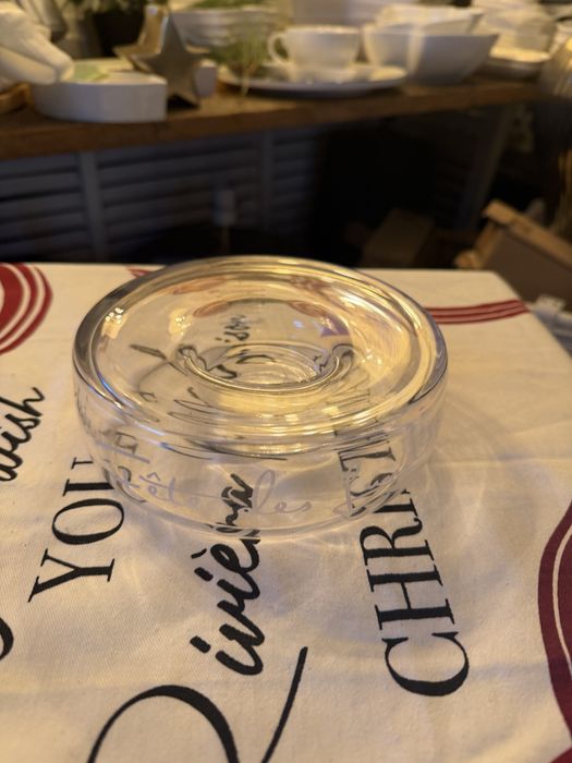 Riviera Maison ozdobny szklany świecznik