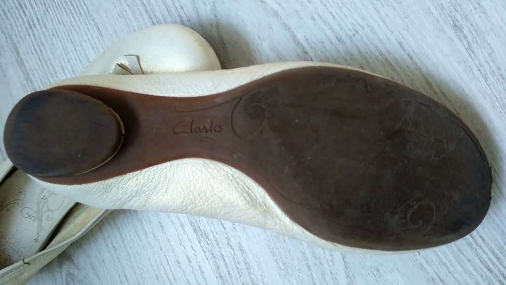 Балетки Clarks перламутр