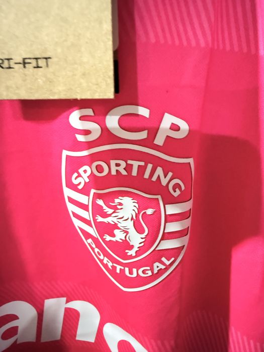 Camisola sporting rosa ultimo modelo