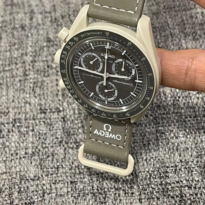 Omega x Swatch Moonswatch Pustynia SO33T103 perfekcyjny stan