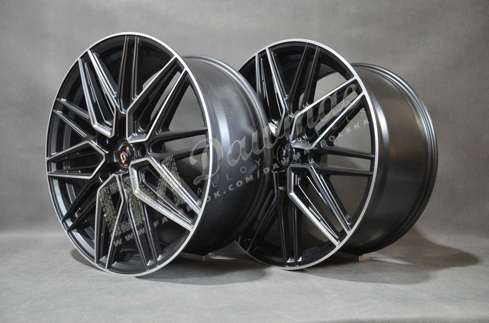 Felgi DM33 20" 8,5J ET30 + 10J ET35 5x120 Matte Black Machine Face