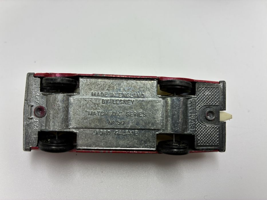 Matchbox Lesney Ford Galaxie no 59 Fire Chief Car