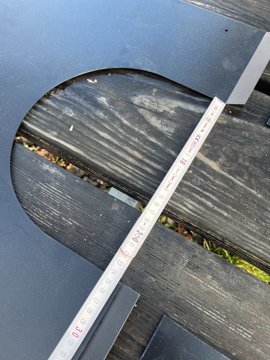 Osłona/maskownica sufitu do przejscia konowego nowa