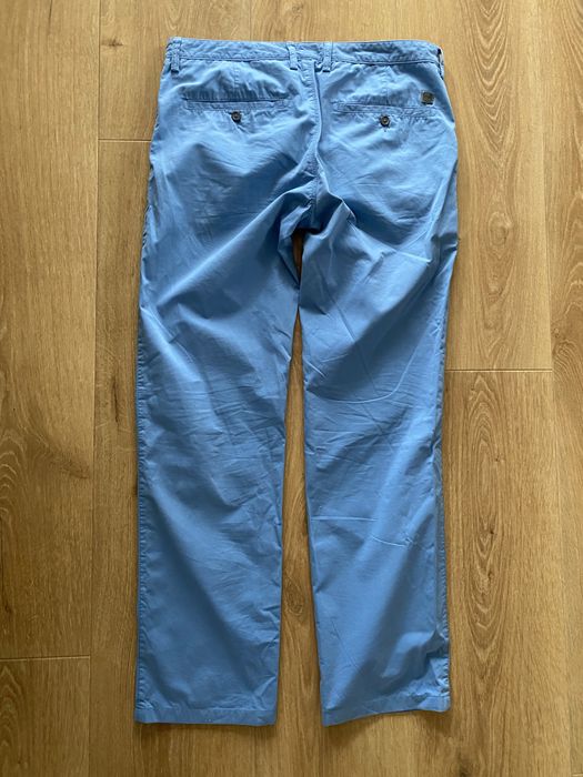 Boss 50 Regural Fit 34R spodnie niebieskie bawełna