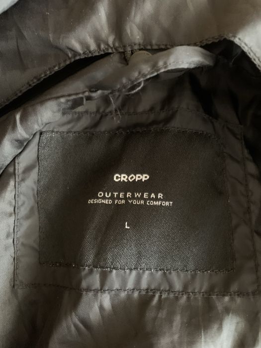 Wiatrówka z kaputrem rozpinana z odpinanym kapturem Cropp L