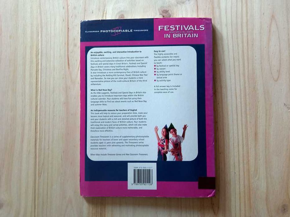 Livro De Exercícios Inglês - Festivals And Special Days In Britain