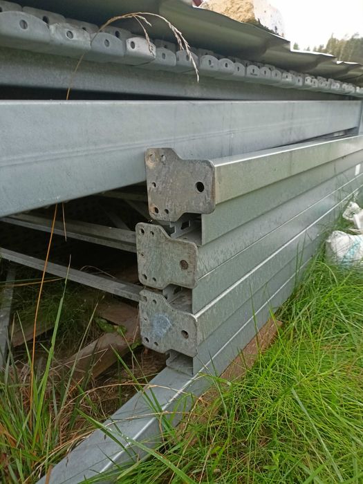 regały magazynowe paletowe, konstrukcja stalowa wiaty