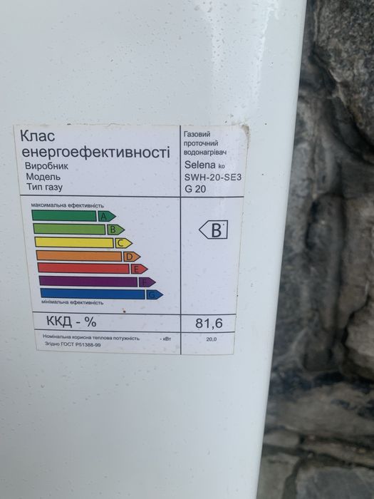 Газовая колонка для воды