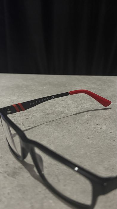 Okulary Polo Ralph Lauren + soczewki Essilor – jak nowe, komplet