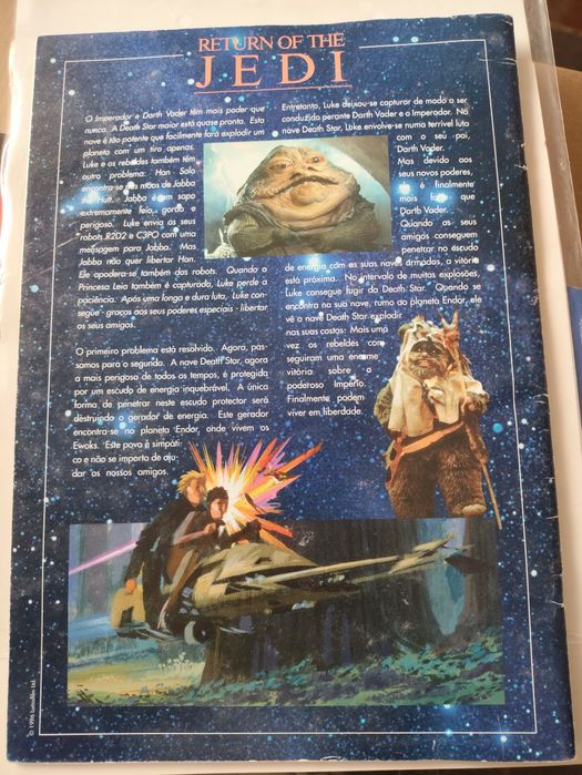 Caderneta completa Star Wars