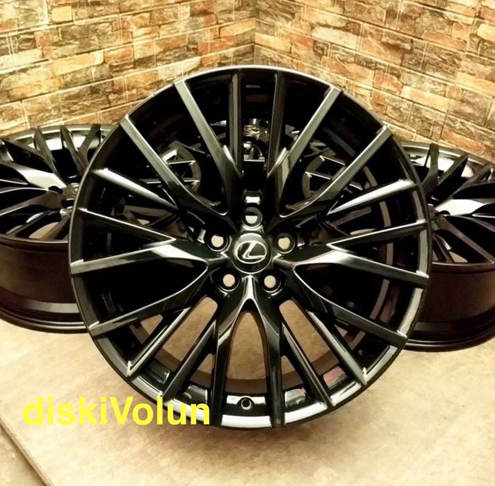 черные оригинальные диски R20 Lexus RX F-Sport 5x114.3