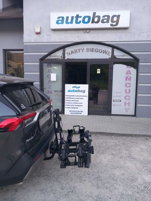 Stelvio 2 - składany bagażnik na hak na 2 rowery. Mocna, solidna platforma