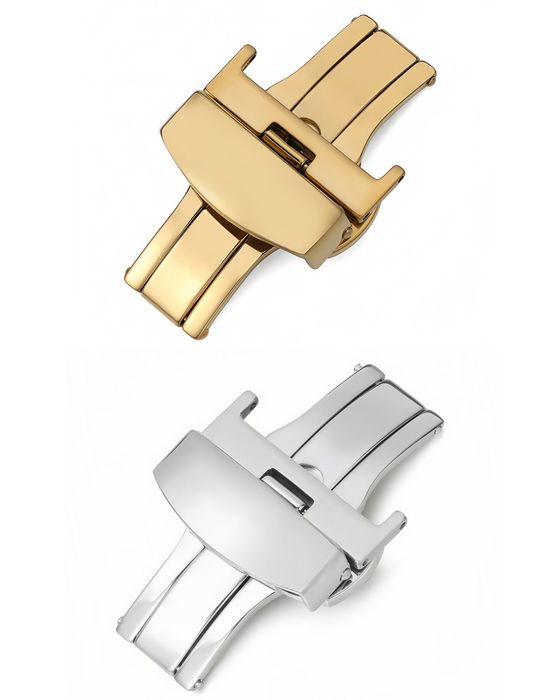 Застежка бабочка для наручных часов. Застібка метелик, ремешок.