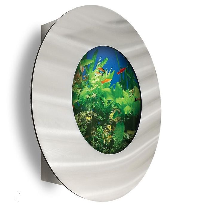 Akwarium wiszące ścienne średnica ok 70cm ok 15-20 litrów