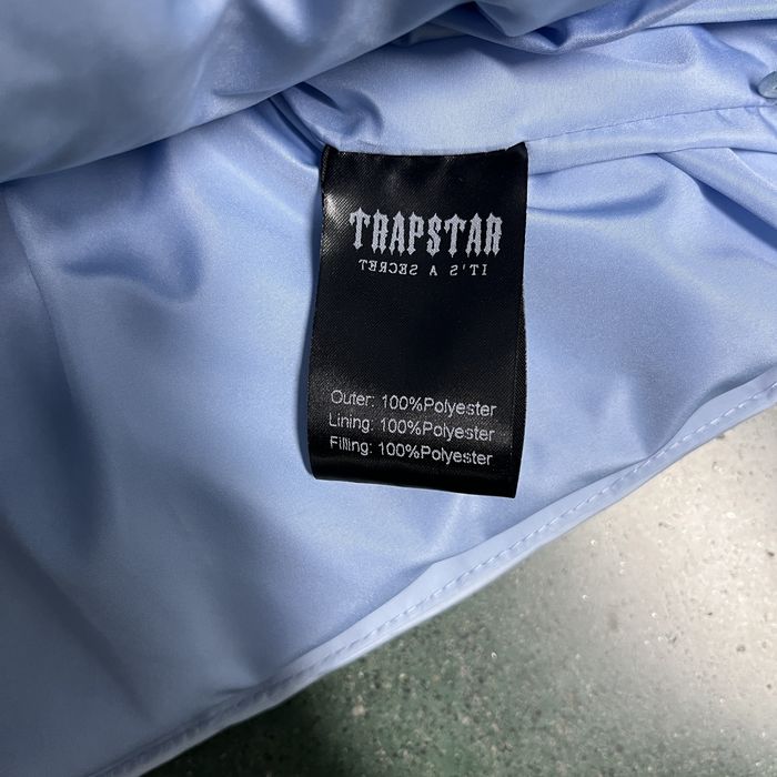 TRAPSTAR puffer jacket baby blue