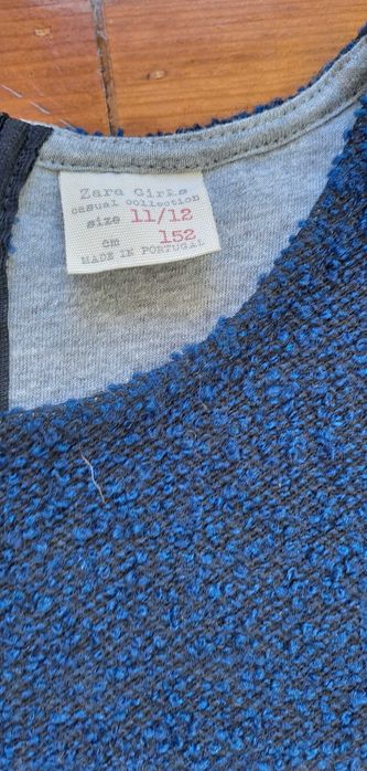 Vestido azulão Zara 12 anos