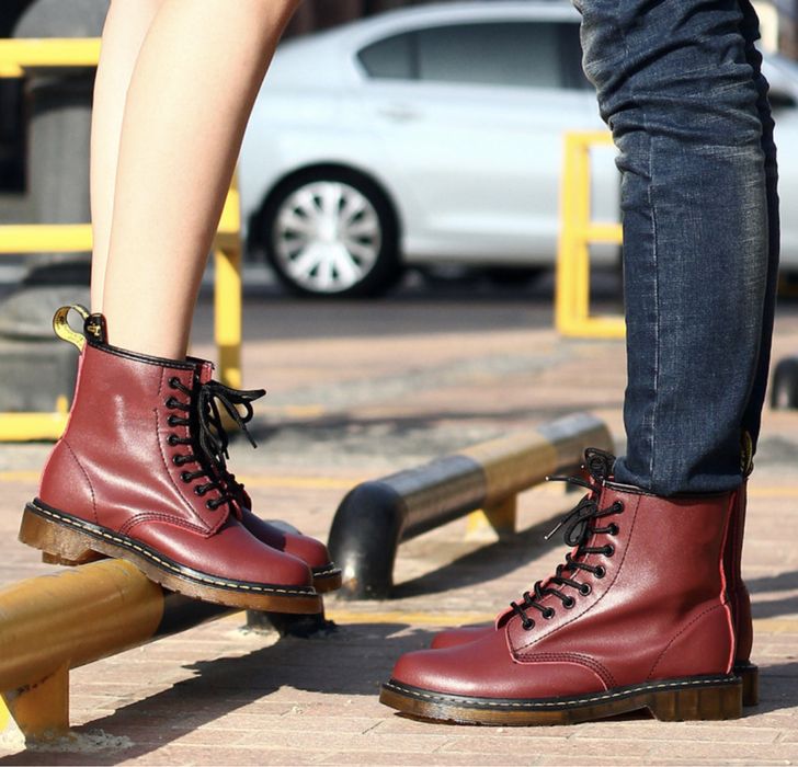 Red Boots glany botki Combat traperki kozaczki dr martin damskie męski